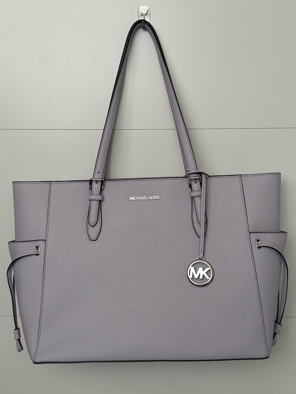Michael Kors Gilly Large Drawstring Travel Tote in Lavender